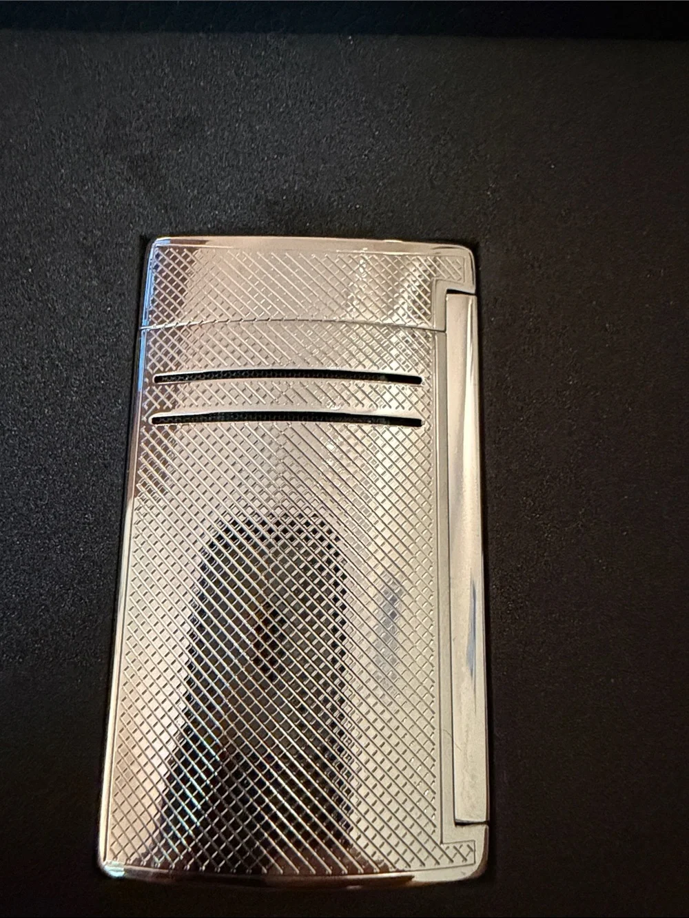 S.T. Dupont Men’s Silver Cigar Cutter & Lighter Gift Set